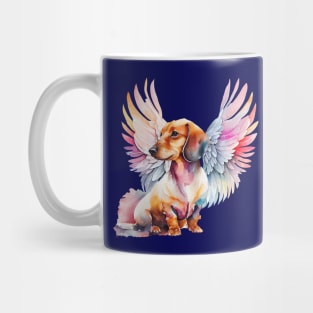 Watercolor Dachshund Angel 3 Mug